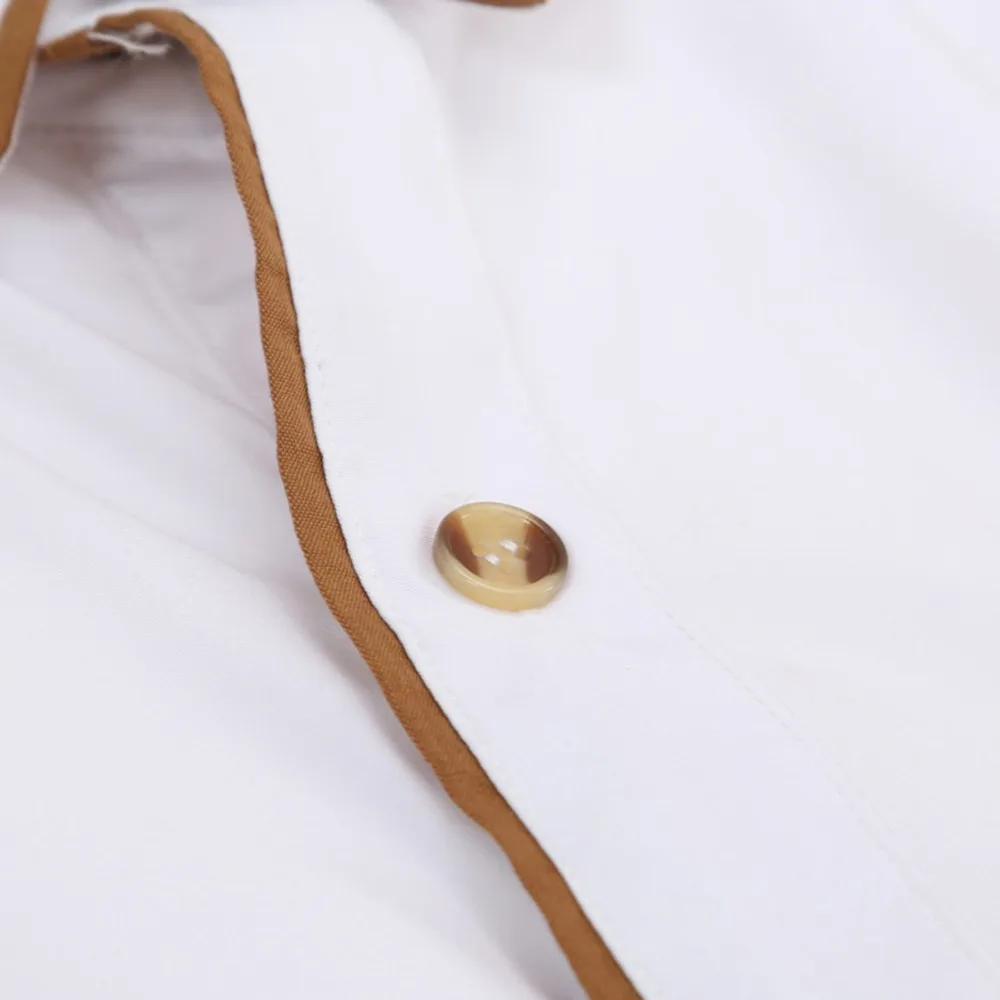 Весенняя Мужская Повседневная рубашка свободная от морщин с длинными рукавами и