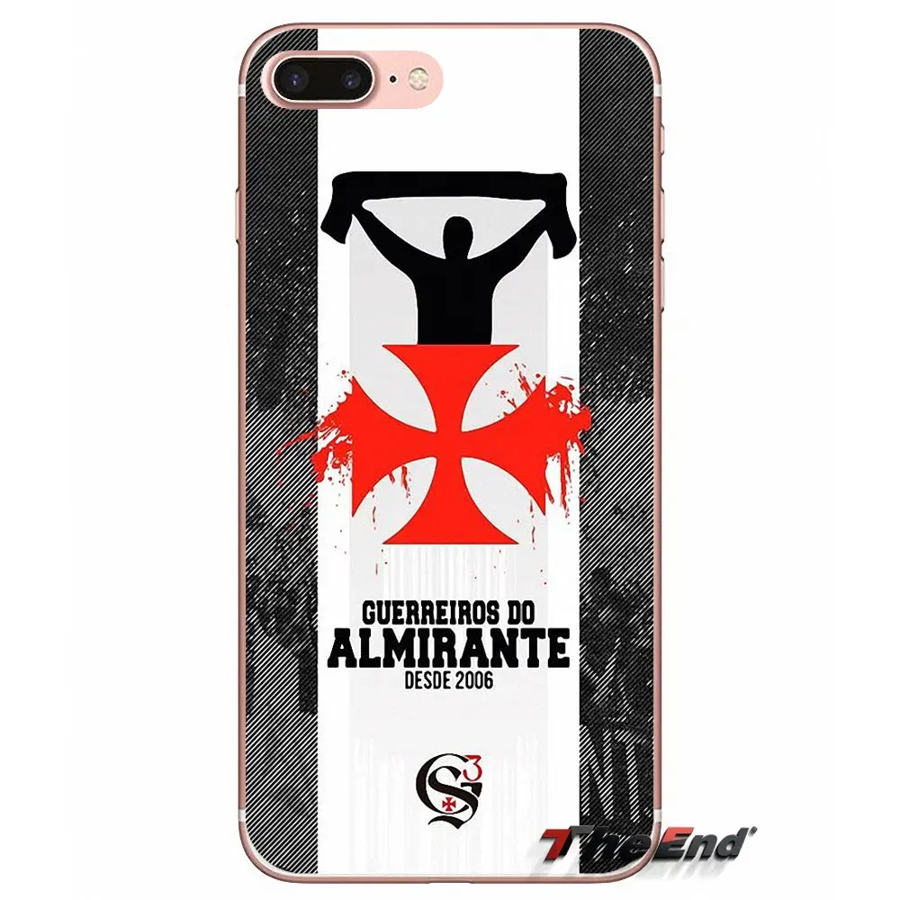 Чехлы для iPhone X 4 4S 5 5S 5C SE 6 6S 7 8 Plus Samsung Galaxy J1 J3 J5 J7 A3 A5 2016 2017 Clube de regatas vasco da gama Logo |