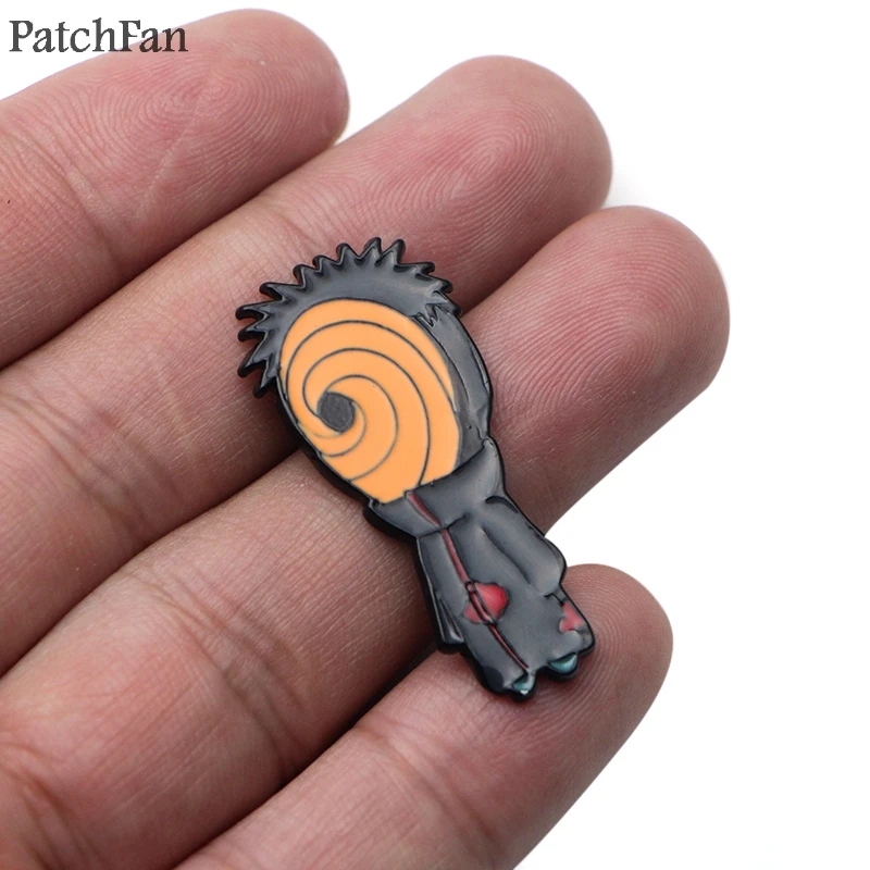 Patchfan Naruto ninjia Мультяшные булавки из цинкового сплава Значки для галстука para рубашка сумка Одежда Кепка рюкзак броши для обуви значки медали A1483