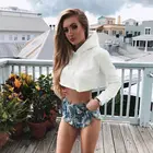 Женский свитер с капюшоном, Однотонный свитер