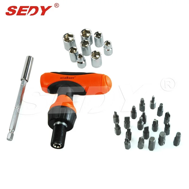 SEDY 29 in 1 multifunction screwdriver set multi-purpose tool combination ratchet | Инструменты