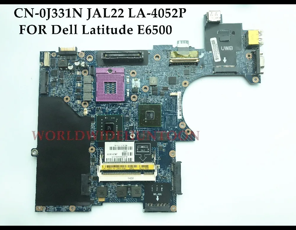 Материнская плата для ноутбука Dell Latitude E6500 J331N PGA478 DDR2 PM45100 % полностью