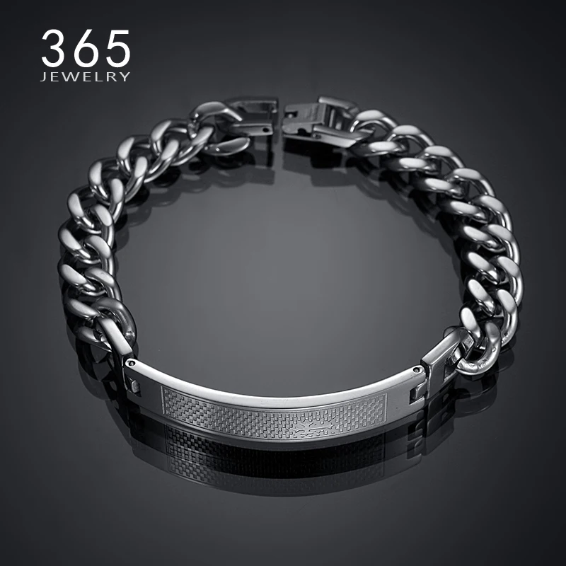 Браслет из нержавеющей стали в стиле панк 2017|snap button|biker bracelethand chain |