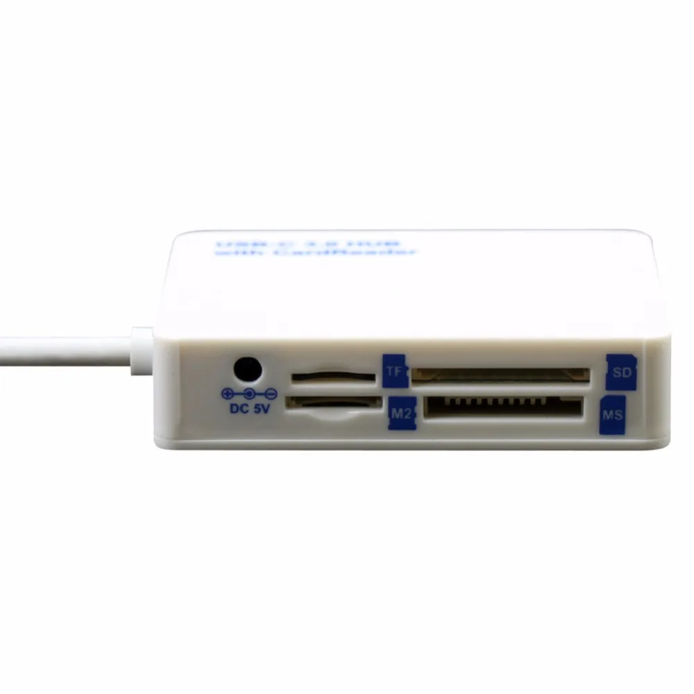 Концентратор USB 3 0 Type C концентратор OTG с 2 портами и 4 слотами для карт памяти SD/TF/MS/M2