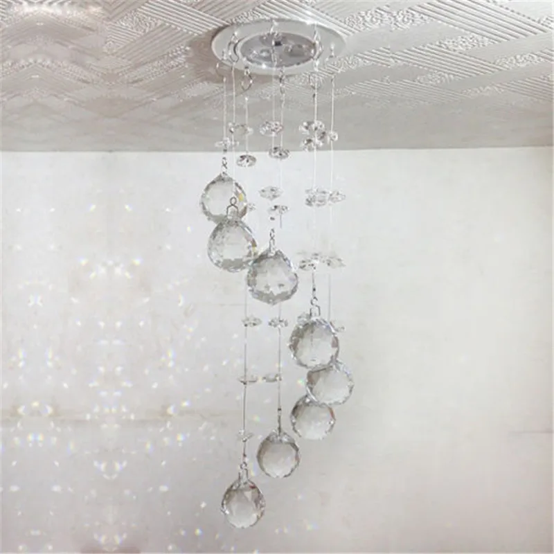 Современные хрустальные люстры потолочные светильники светодиодный подвесной