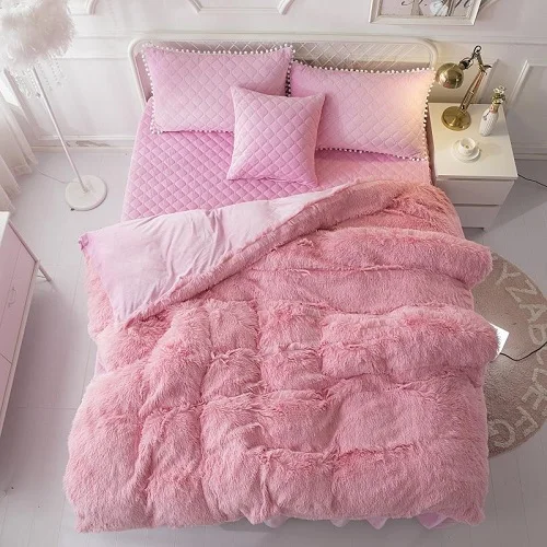 bedding set 4 5 шт., флисовый теплый комплект постельного белья королевского размера, серый пододеяльник, постельное белье, русский размер, 160X200 см, постельное белье, покрывало, parure de lit - Цвет: bedding set 4