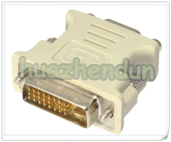 Совершенно новый адаптер 20 шт./лот DVI(M) в VGA(F) бесплатная доставка DVI2VGA 24 + 5PIN DVI VGA|dvi