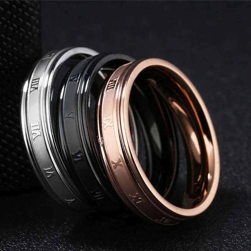 Женское Винтажное кольцо из нержавеющей стали модные кольца титана для свадьбы