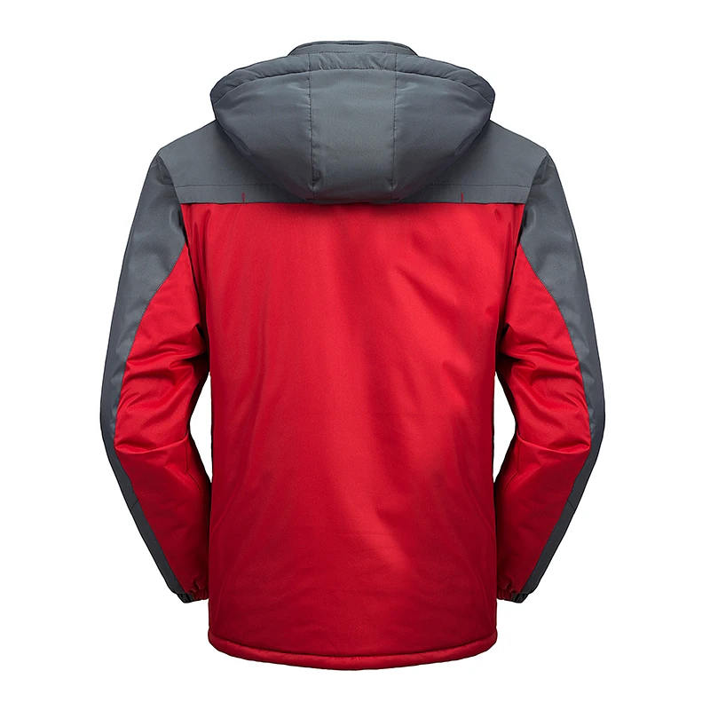 30 C FIT плюс толстый бархат вниз и парка пальто 6XL 7XL 8XL зимняя куртка мужская водонепроницаемая ветрозащитная чакета hombre