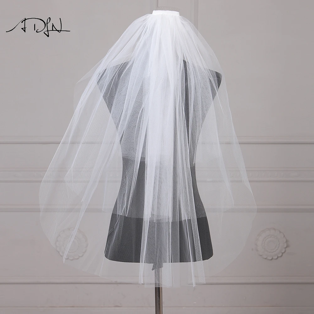 Простая короткая свадебная вуаль цвета слоновой кости аксессуары для свадьбы