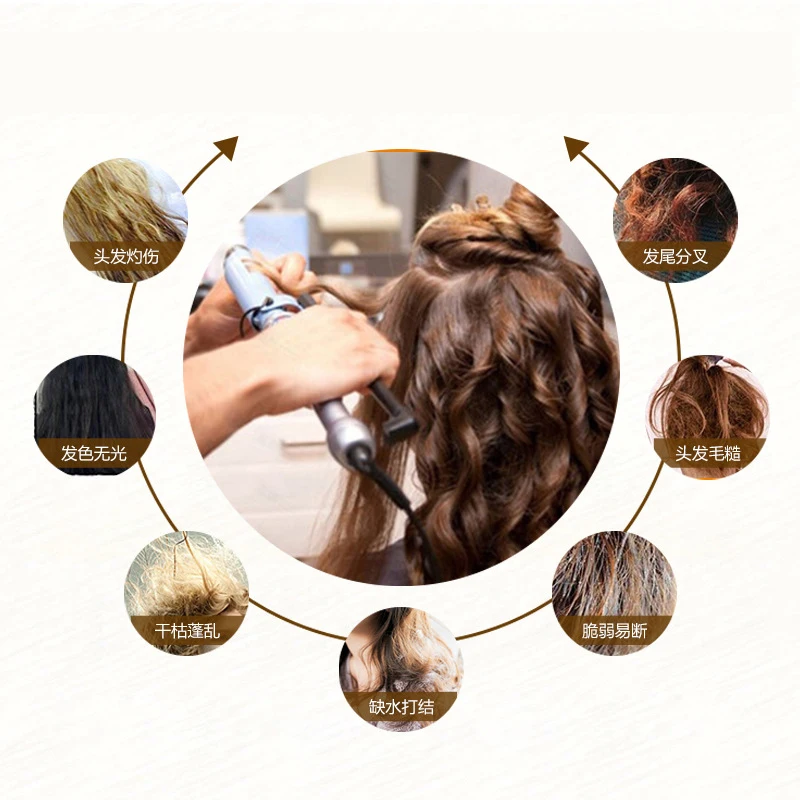 Традиционный шампунь для мытья рисовой воды кондиционер маска волос выпекающая