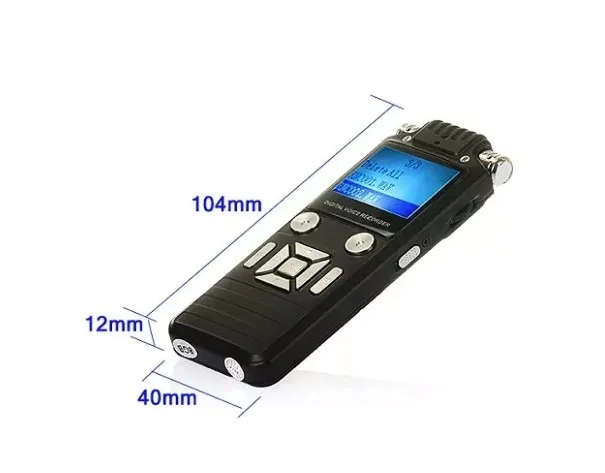 8 ГБ Цифровой диктофон большой черный профессиональный бизнес портативный