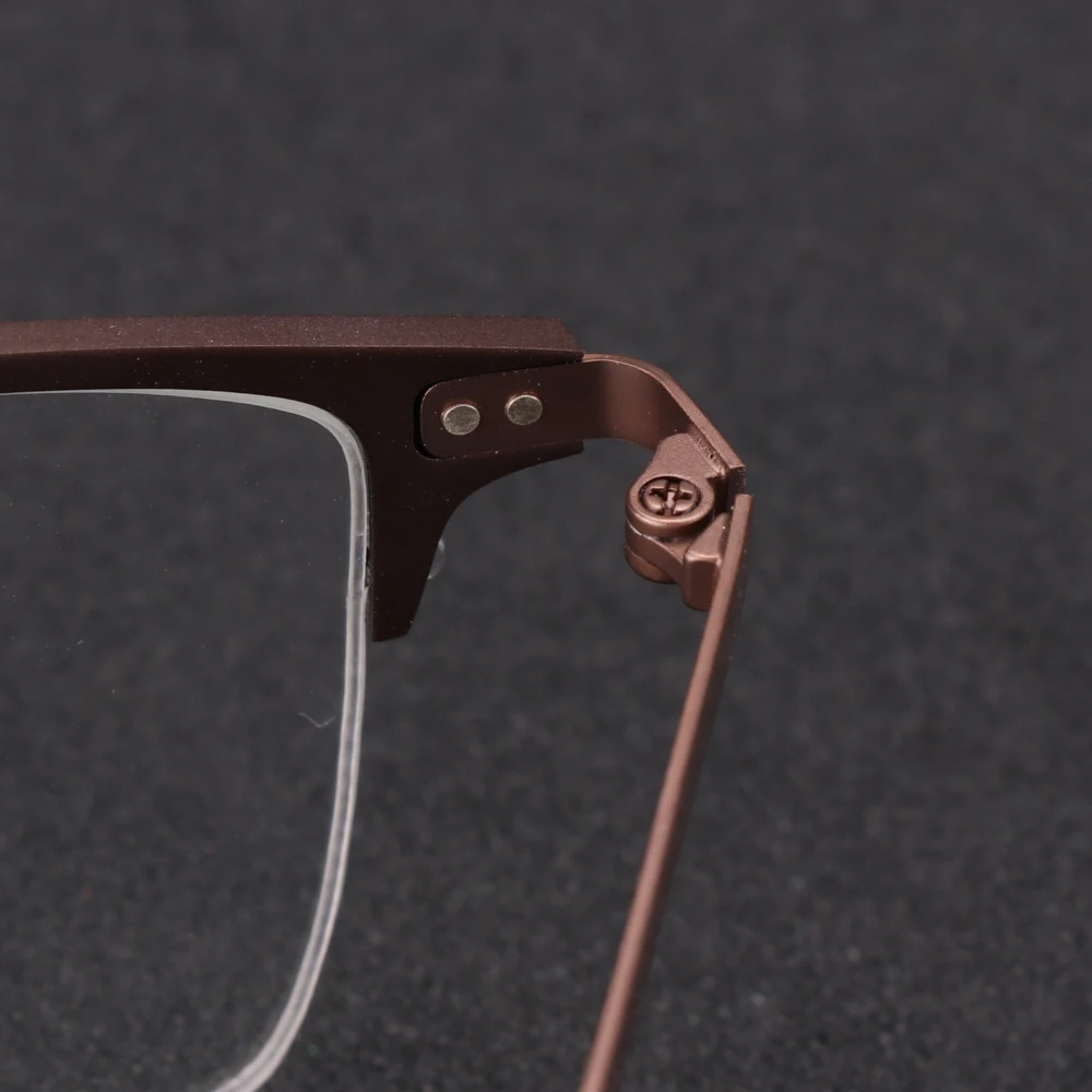 Оптические очки с оправой из сплава мужские по рецепту Квадратные ретро ясные