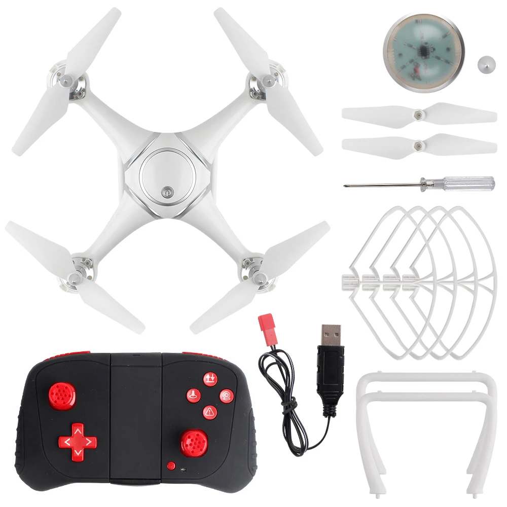 Высота удержания wifi FPV RC Дрон s7 Безголовый режим RC Квадрокоптер со светодиодным ночным красочным светильник wifi fpv камера VS DJI Phantom 3
