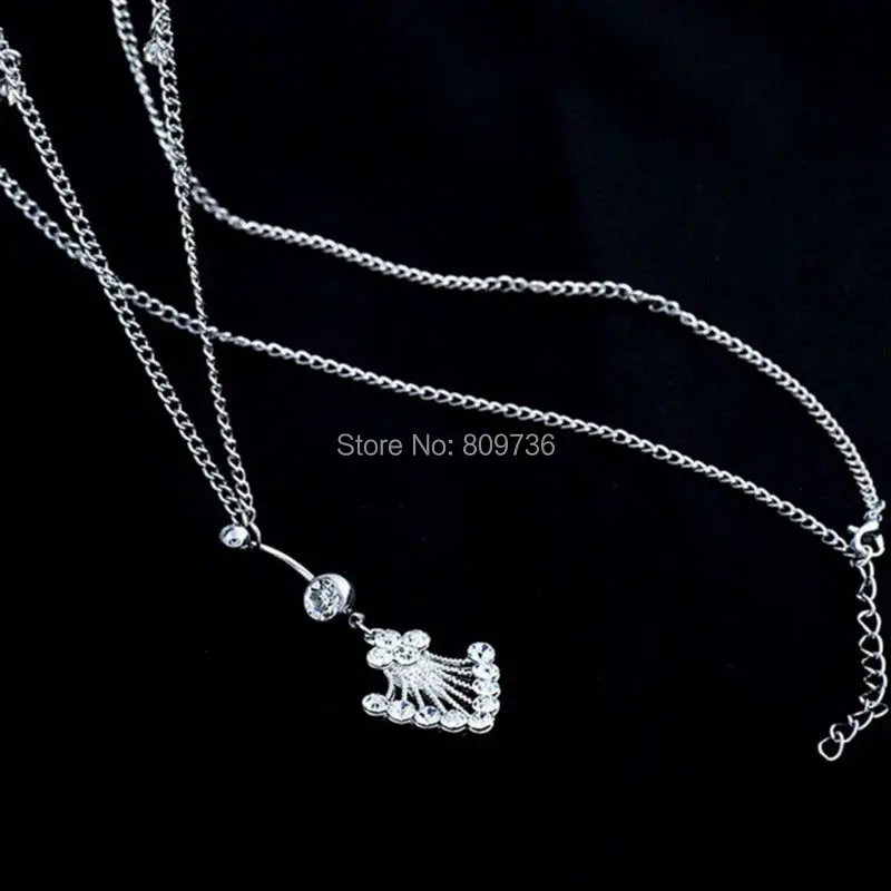 Цепочка для пирсинга пупка 90 см 3 цвета |