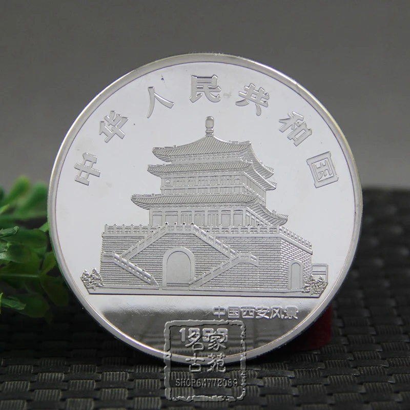 Посеребренная монета в виде курицы 5 унций с герметипосылка кой бесплатная