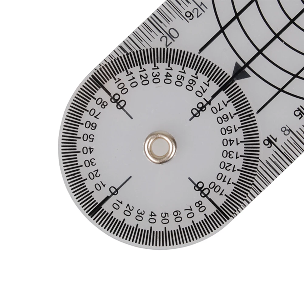 Goniometer Angle Medical Spinal Ruler Userful Multi-Ruler Professional 360 Degree Measuring Tool Spinals Protractors | Инструменты