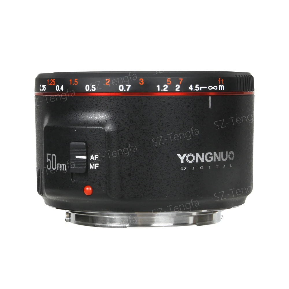 Yongnuo YN50MM F1.8 II AF/MF 0 35 M фокусное расстояние стандартный объектив для Canon EOS EF