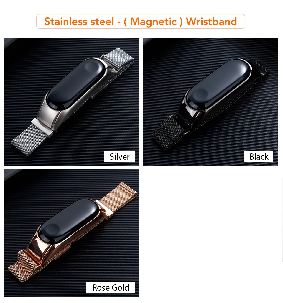 Браслет из нержавеющей стали MiBand 3 ремешок из натуральной кожи для Xiaomi Band3 Смарт-часы браслет металлический MiBand3 ремешок Браслеты