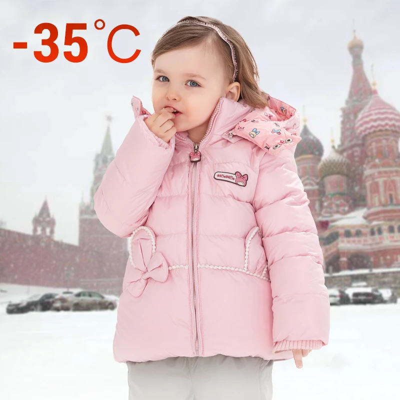 Коллекция 2019 года брендовые зимние комплекты детской одежды куртка на утином