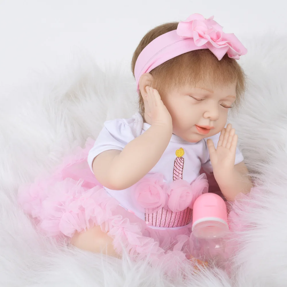Новый дизайн живой младенец reborn с тканевым телом 55 см Кукла Reborn Baby имитация кукла