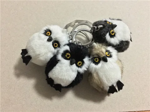 Плюшевый брелок-сова QYL