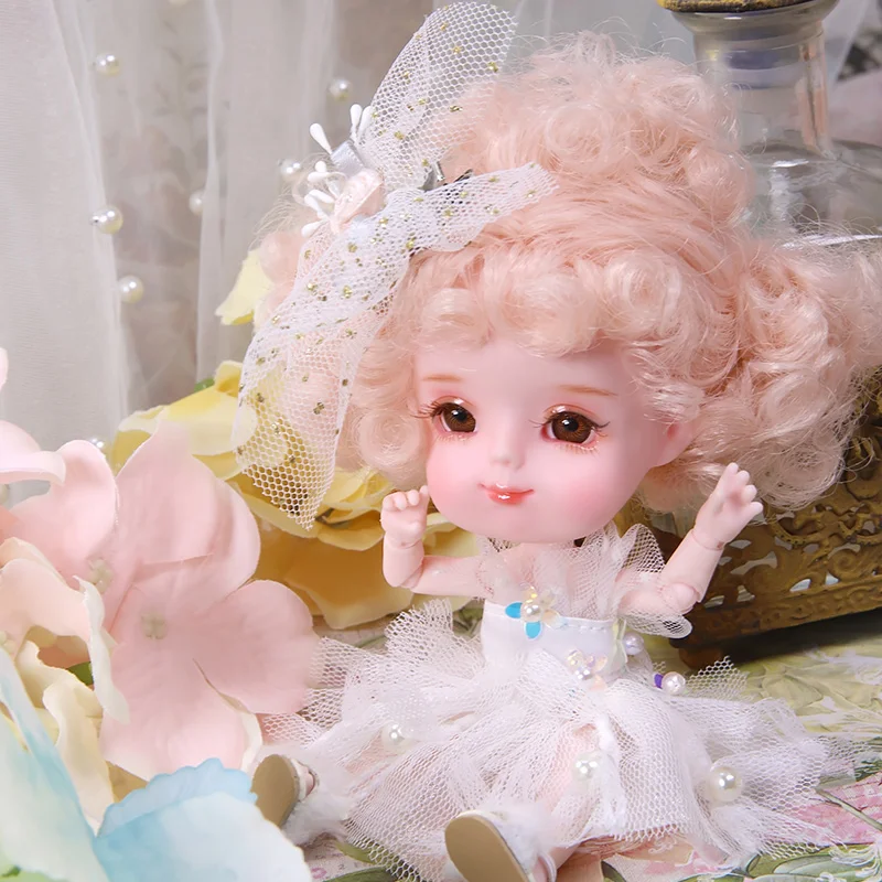 1/12 BJD кукла 26 шарнирное тело 14 см мини кукла серия DODO кукла с костюмом и обувью макияж и коробка в подарок OB11