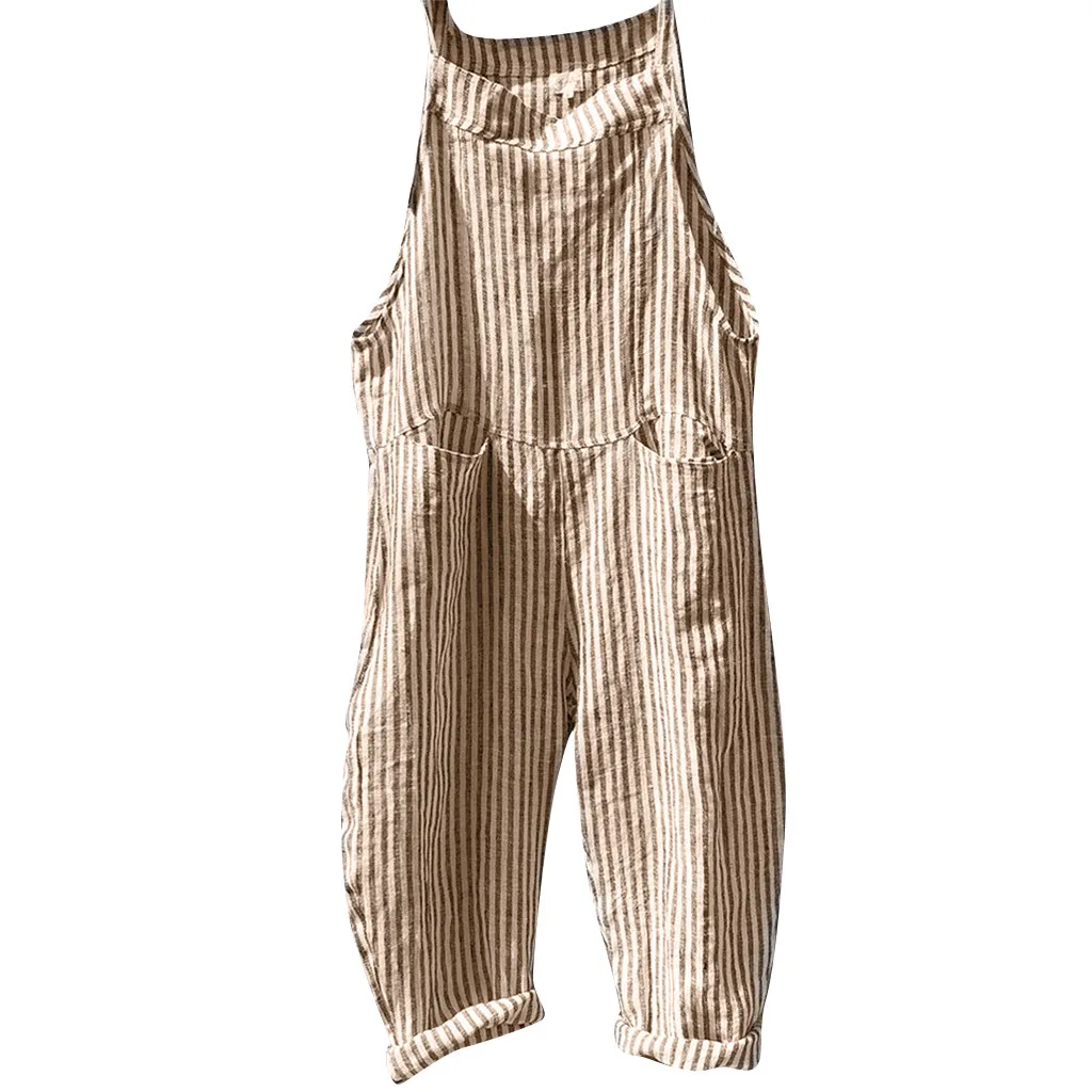 2020 Новое поступление Модный женский комбинезон карманная повязка без рукавов