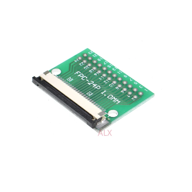2 шт. адаптер SMT для кабеля доска PCB FFC 24P FPC 24 контактный разъем преобразователь