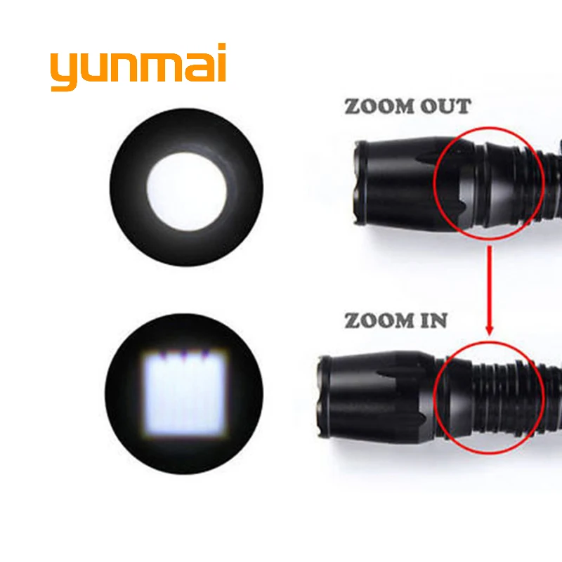 Высокий мощный профессиональный 5000 люмен Увеличить Новый XM-L T6 светодио дный