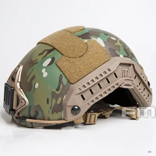 FMA Тактический Airsoft Пейнтбол морской шлем Мультикам толстый тяжелый версия - Цвет: Многоцветный