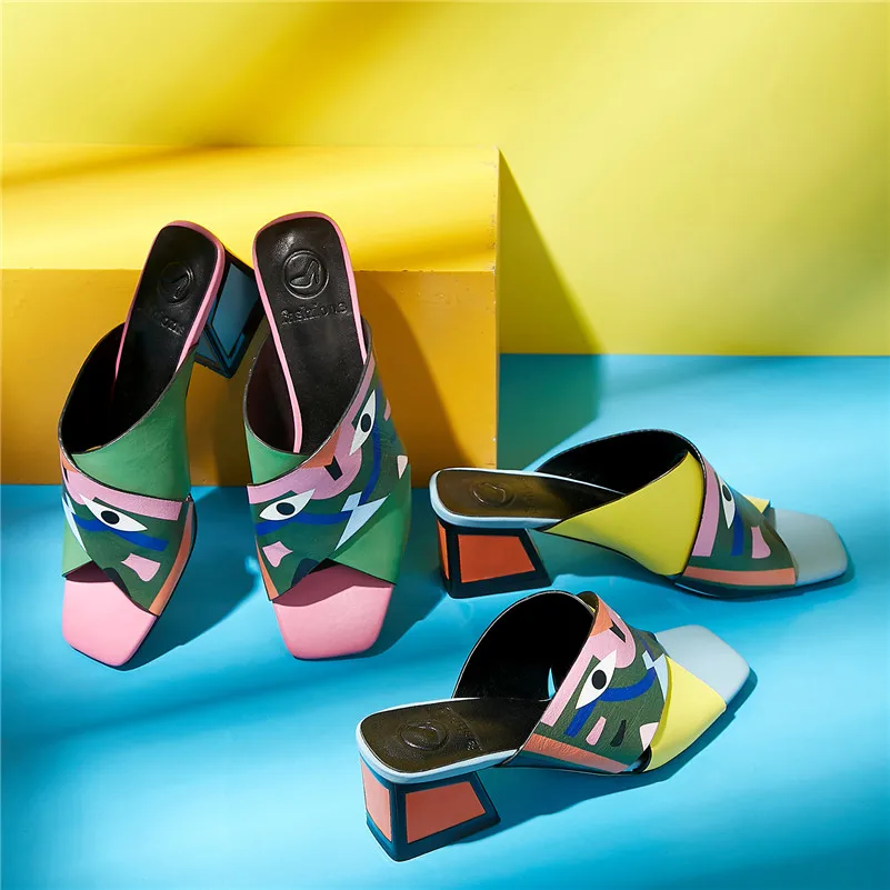 Сексуальная Женская обувь tacones altos bombas moda impresiones fiesta boda zapatos mujer comodidad calidad cuero verano