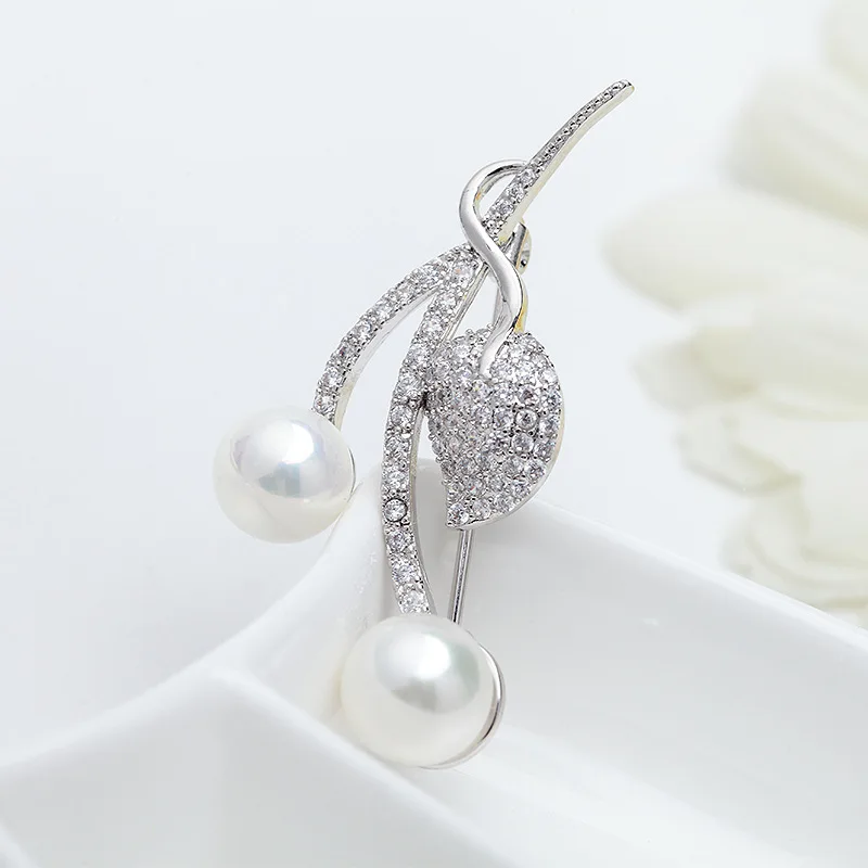 Женская Брошь необычные ювелирные изделия Настоящее серебро очаровательные