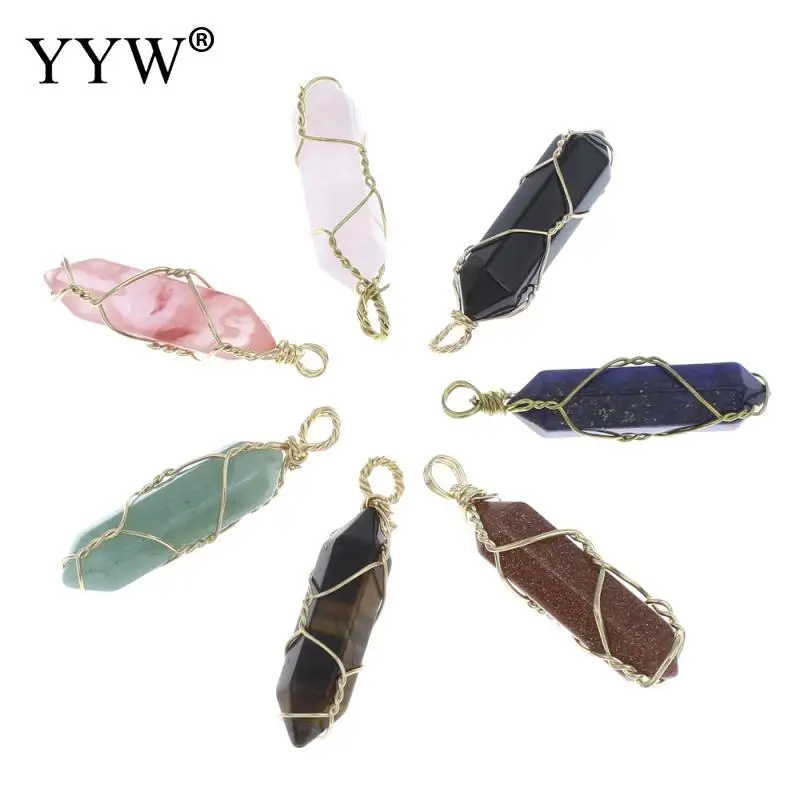 Новинка 2021 Модная бижутерия кулон ожерелье из натуральных драгоценных камней