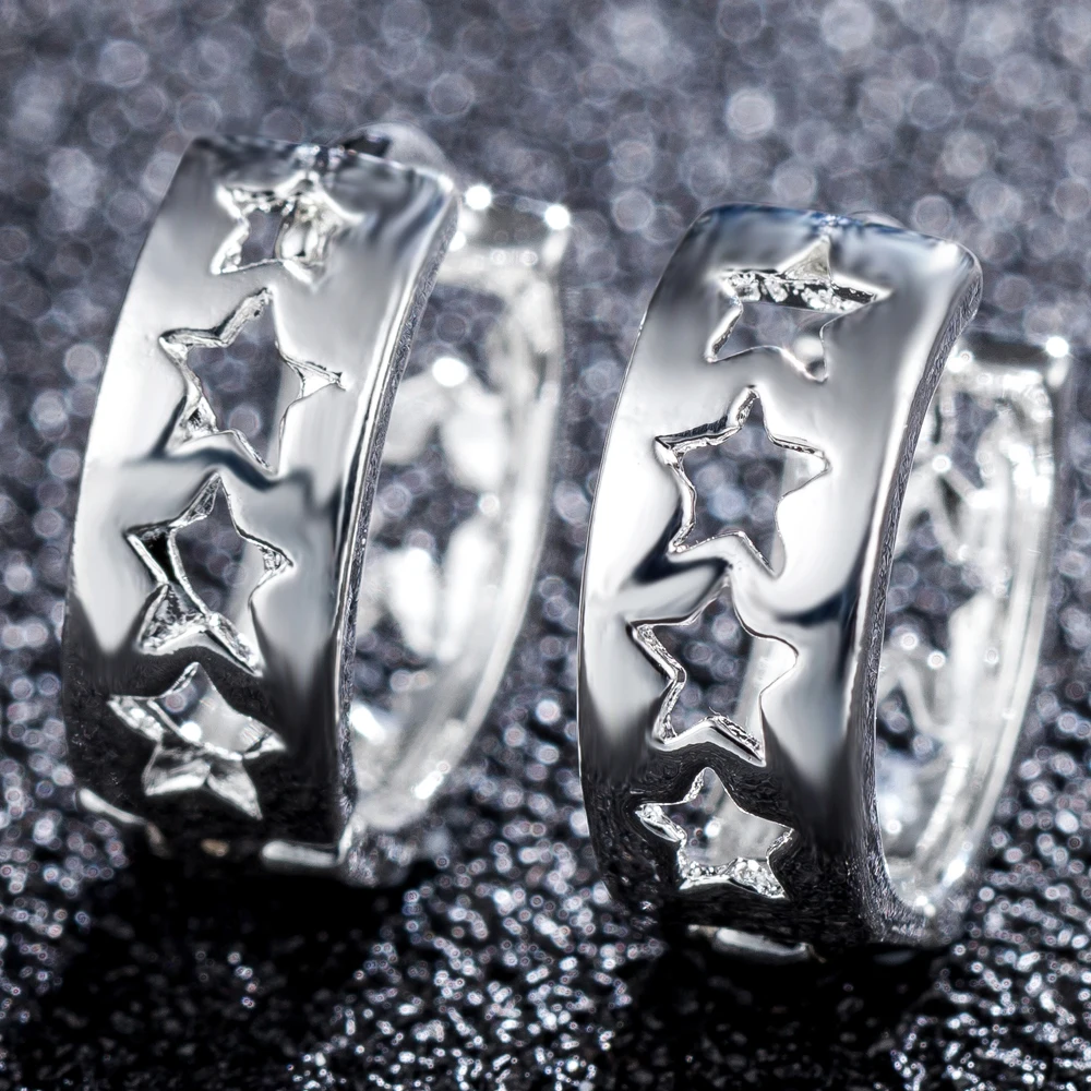 Женские серьги кольца TJP новые модные из розового золота вечерние аксессуары для