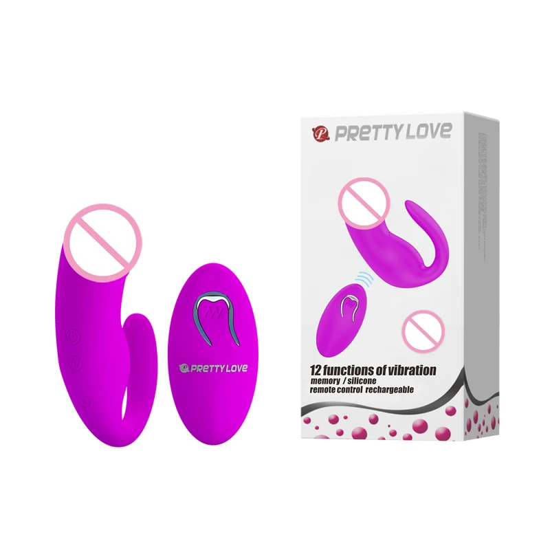 Вибратор с пультом дистанционного управления Pretty Love вибратор 12 режимами