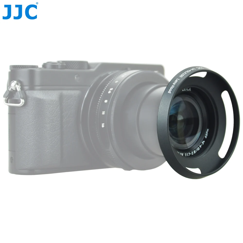 JJC металлическая бленда объектива 58 мм протектор для Panasonic LUMIX DMC-LX100 и LEICA D-LUX(Typ 109