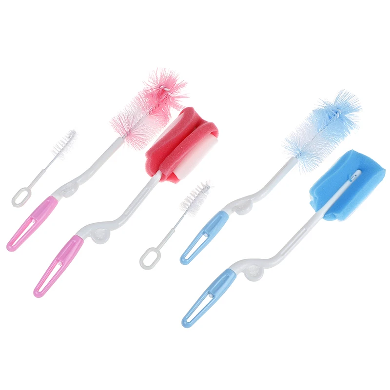 Новые 3 шт/комплект губка соска очиститель соски молока подачи Детские щетки для