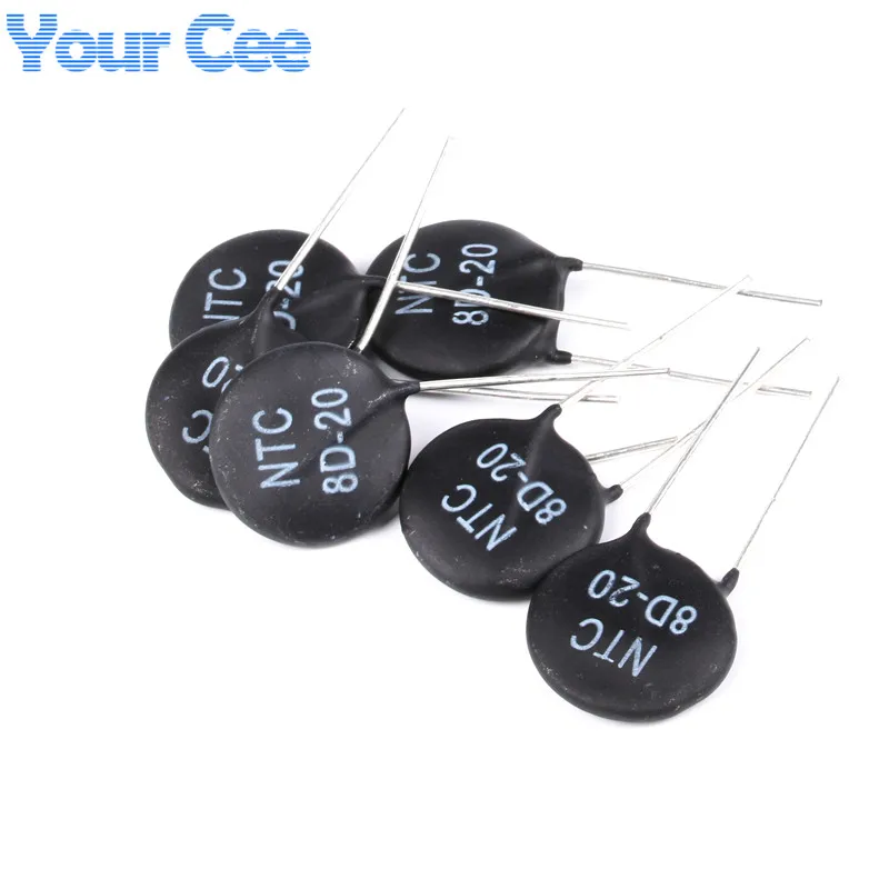 10 шт. терморезистор NTC 8D 20 8D20|resistor capacitor|resistor assortmentresistor trimming |