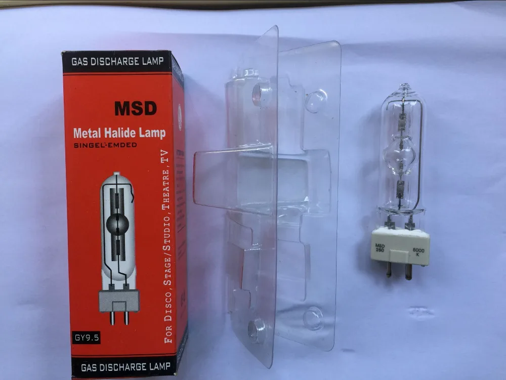 

Сценическая Лампа MSD 250/2 MSD250W Вт 90 в вольт MSR лампа