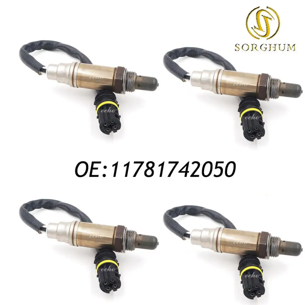 

New 4PCS Oxygen Sensor For BMW E38 E39 E46 E53 E83 750iL 540i Z4 X3 11781742050 13477