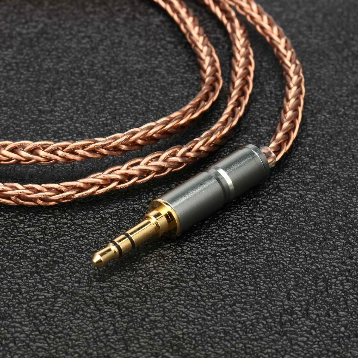 BGVP 400 провод OCC HiFi кабель для DM6 DMG DMS монитор наушники MMCX 0,78 мм наушники для меломанов кабель для наушников DIY - Цвет: 3.5mm MMCX