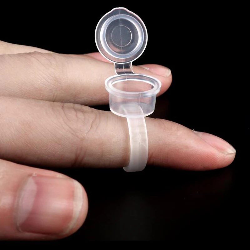 Кольцевые чашки с чернилами для тату профессиональные принадлежности