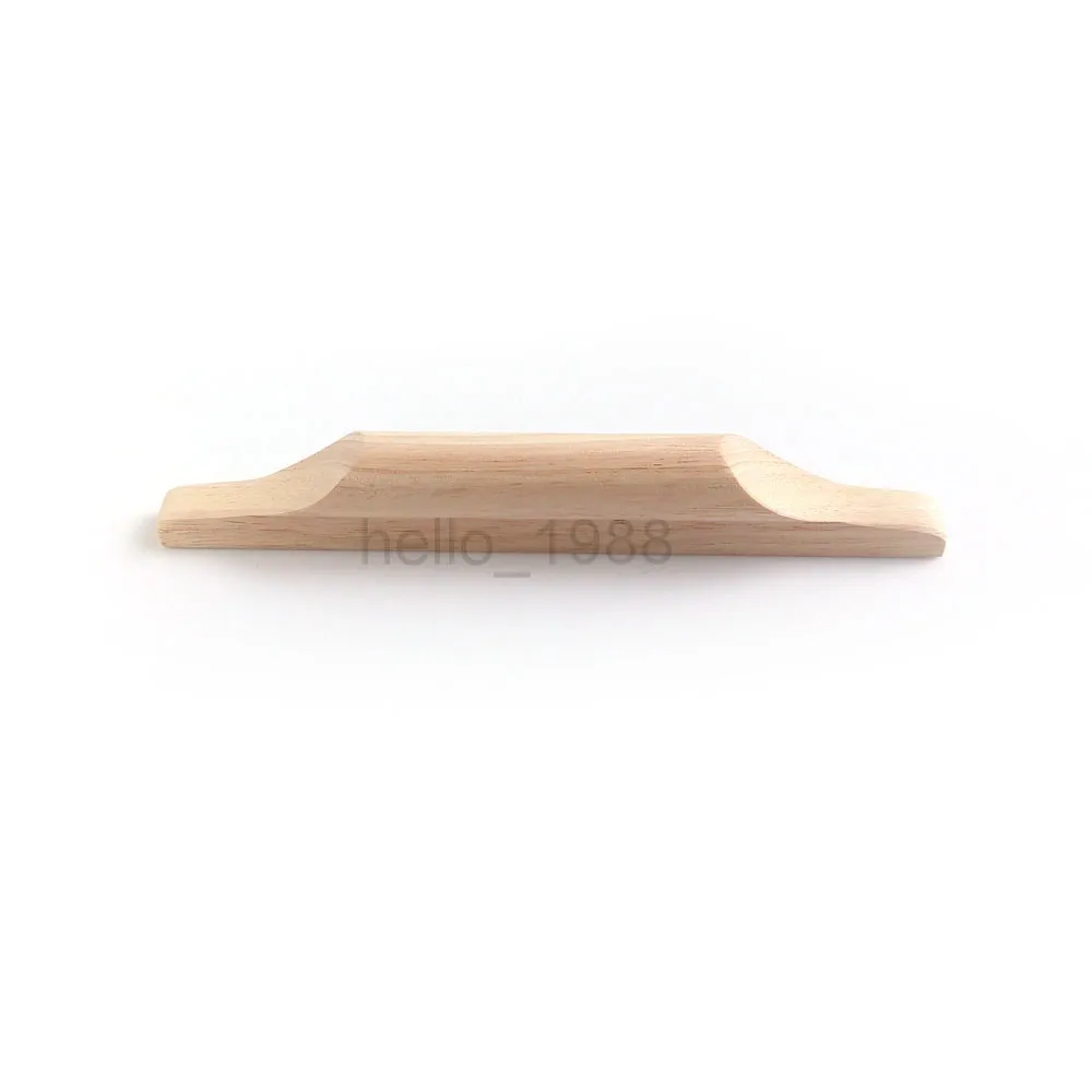 64mm hole spacing Без Краски 64/128 мм расстояние между отверстиями деревянный Ручка для комода мебель шкаф гардероб ручкой Кухня ящика Потяните ручки бары - Цвет: 64mm hole spacing