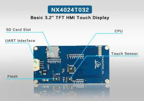 Nextion NX4024T032-3," HMI интеллектуальный сенсорный дисплей USART TFT lcd модуль