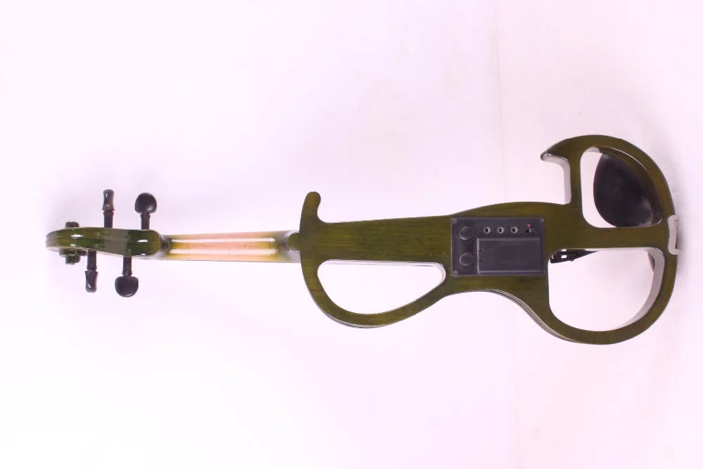 4/4 электрическая скрипка 4 струны темно-зеленого цвета #2 изделие является цветом