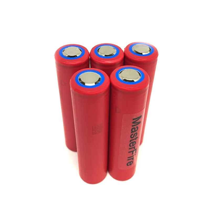 

Оптовая продажа, перезаряжаемые литиевые аккумуляторы MasterFire Оригинальная батарея для Sanyo 18650 NCR18650GA, 3,7 в, 3500 мА · ч, разряд 10 А