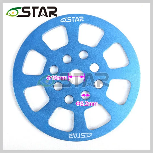 Спиннеры 6 звезд из алюминиевого сплава с ЧПУ просверлены 3 25 дюйма 83 мм для DLE30 ~ 61