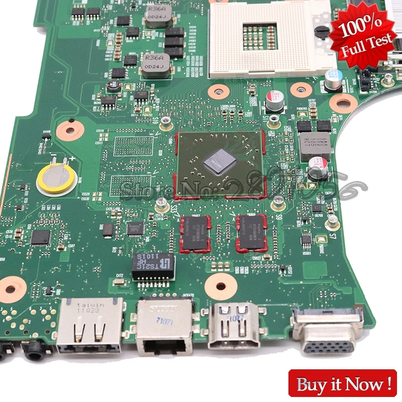 NOKOTION материнская плата для ноутбука Toshiba Satellite L650 L655 основная плата V000218140 V000218130 HM55 DDR3 HD5470 GPU Бесплатный процессор