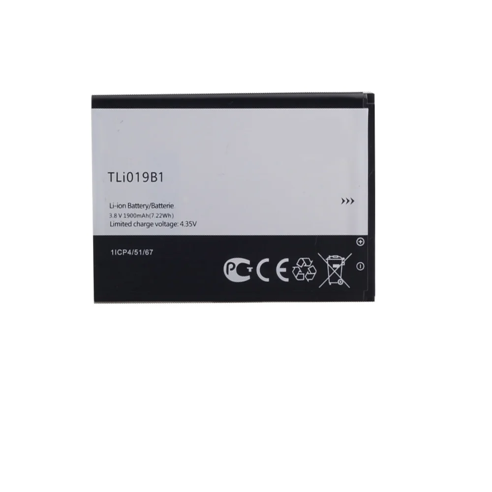10 шт./лот оригинальный аккумулятор TLi019B2 для Alcatel One Touch Pop C7 OT-7041 7041D Dual CAB1900003C2 1900 мАч